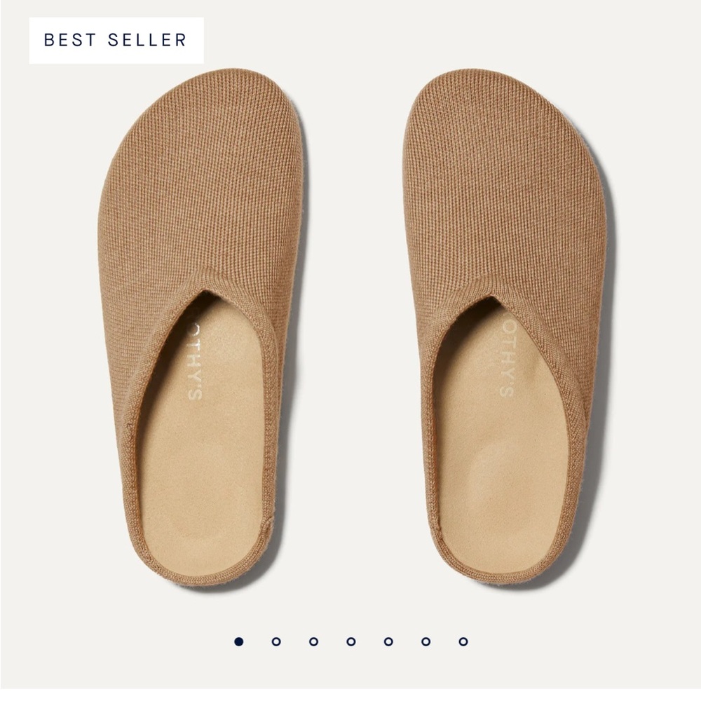 Rothy's Brown Knit Slip-Ons
